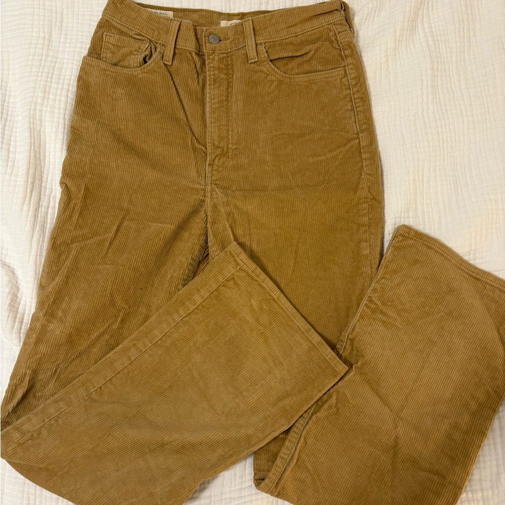Levi's Tan Corduroy Boot Cut Pants